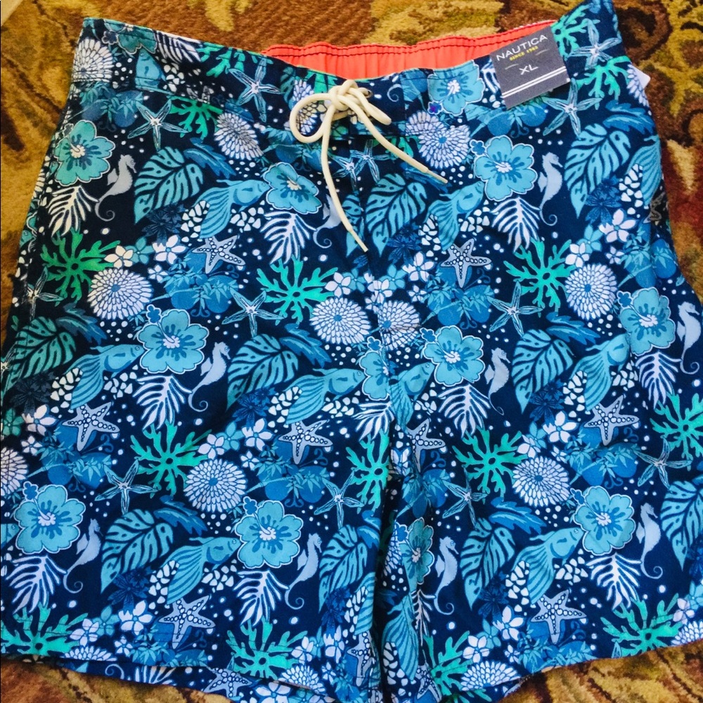 Nautica Men’s Blue Trunks XL NWT
